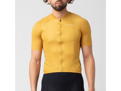Koszulka rowerowa Isadore Debiut w kolorze oleistej żółci