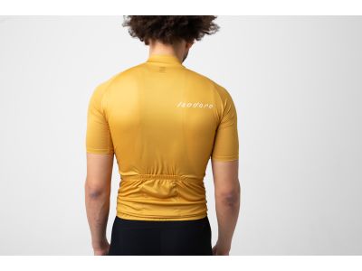 Koszulka rowerowa Isadore Debiut w kolorze oleistej żółci