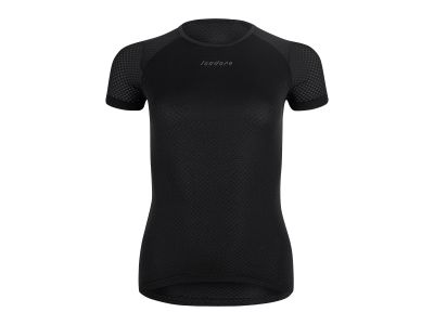 Isadore Light Short Sleeve Baselayer Damen-T-Shirt, schwarz