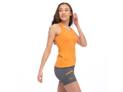 Bergans of Norway Cecilie Active Wool Singlet women&#39;s tank top, Cloudberry Yellow/Lush Yellow