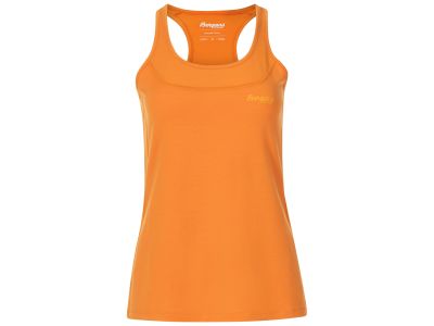 Bergans of Norway Cecilie Active Wool Singlet women&amp;#39;s tank top, Cloudberry Yellow/Lush Yellow