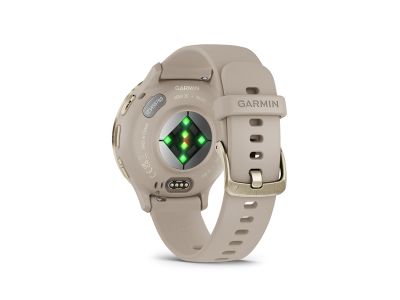 Garmin VENU 3S watch, French Grey/Soft Gold