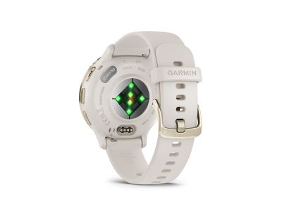 Garmin VENU 3S GPS watch, ivory/soft gold