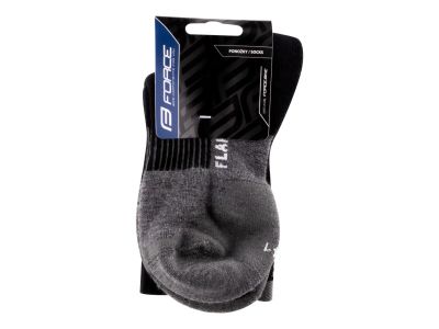 FORCE Flake zimné ponožky, čierna/šedá