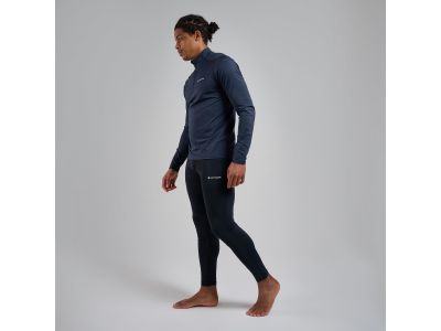 Męski T-shirt z długim rękawem Montane DART XT ZIP NECK-ECLIPSE BLUE. niebieski