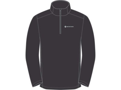 Montane DART ZIP póló, sötétszürke