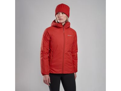 Geaca de dama Montane Fem Respond Hoodie, rosu sofran