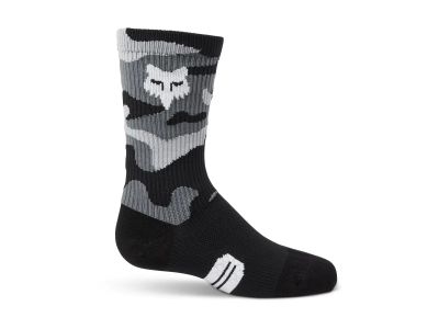 Fox Yth 6 Ranger Crew children&#39;s socks, black camo