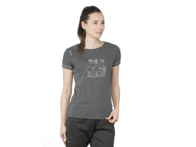 Chillaz GANDIA ALPACA GANG women&#39;s t-shirt, gray