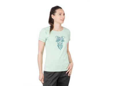 T-shirt damski Chillaz GANDIA ALPS LOVE w kolorze jasnozielonym