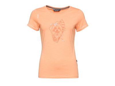 Damska koszulka Chillaz GANDIA LITTLE BEAR HEART w kolorze koralowym
