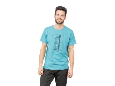 Koszulka Chillaz HOMO MONS SPORTIVUS w kolorze jasnoniebieskim
