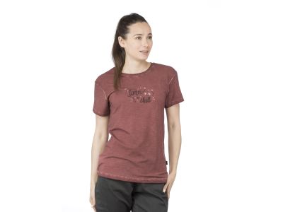 Chillaz SAGRES TIME TO CHILL women&#39;s T-shirt, mahogany