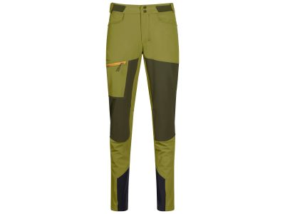 Bergans of Norway Cecilie Mtn Softshell Women&amp;#39;s Pants, Trail Green/Dark Olive Green