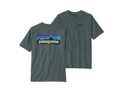 Koszulka Patagonia P-6 Logo Responsibili, w kolorze secesyjnej zieleni