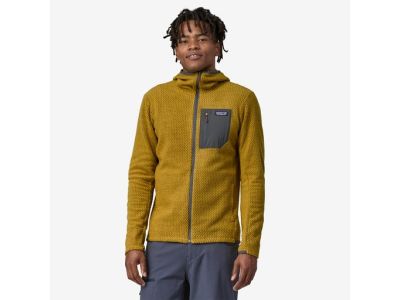 Patagonia R1 Air Full-Zip Hoody Sweatshirt, cosmic gold
