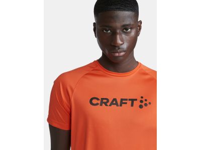 Koszulka T-shirt Craft CORE Essence Logo, pomarańczowa