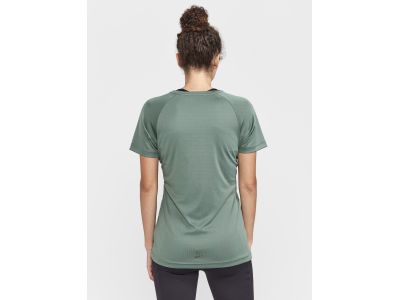 Damski t-shirt Craft CORE Essence Logo, zielony