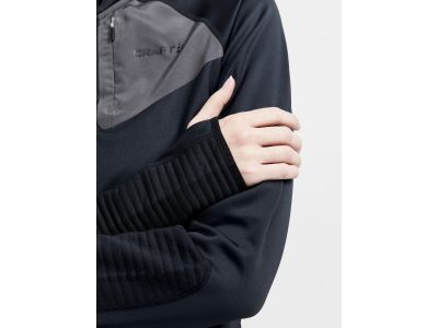 CRAFT ADV Tech Fleece Thermal Damen-Sweatshirt, schwarz