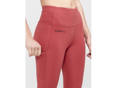 Spodnie damskie CRAFT ADV Essence 2, czerwone