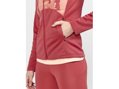 CRAFT ADV Essence Jersey women&#39;s sweatshirt, red