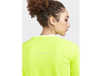 CRAFT PRO Hypervent LS women&#39;s T-shirt, yellow