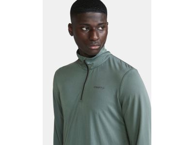 CRAFT CORE Essence Bi-Blend Half Zip LS-Shirt, grün