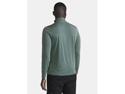 Craft CORE Essence Bi-blend Half Zip LS tričko, zelená