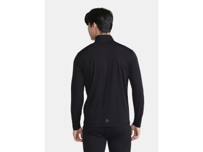 CRAFT CORE Essence Bi-Blend Half Zip LS T-Shirt, schwarz