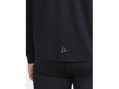 Tricou CRAFT CORE Essence Bi-blend Half Zip LS, negru