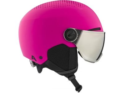 ALPINA ZUPO VISOR Q-LITE children's helmet, matte pink
