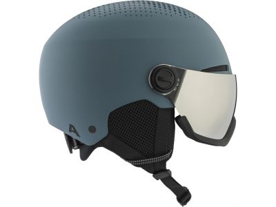 ALPINA Arber Visor Q-Lite helmet, dirt blue