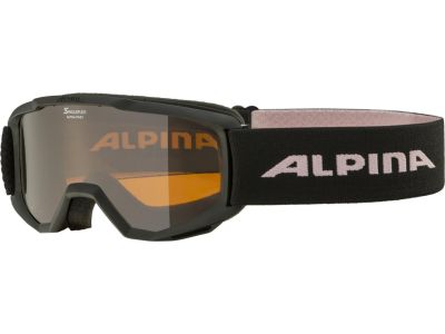 ALPINA PINEY Kinderbrille, schwarz/rosa