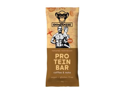 Chimpanzee BIO PROTEIN BAR energiaszelet, 45 g, Kávé/dió
