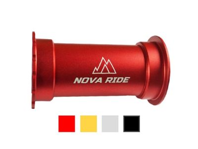 Nova Ride MTB Keramik-Tretachse, BB89/92, 24 mm, rot
