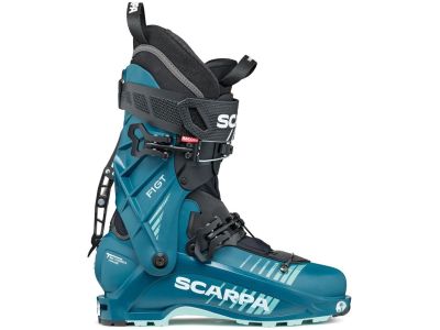 SCARPA F1 GT women&amp;#39;s ski boots, petrol/aqua