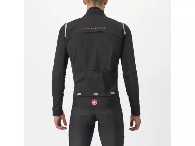 Castelli ALPHA DOPPIO RoS bunda, svetlá čierna