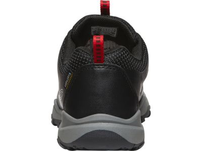 KEEN WANDURO LOW WP YOUTH children&#39;s shoes, black/ribbon red
