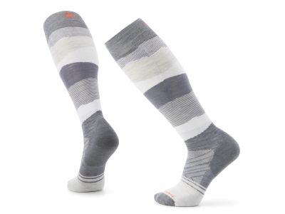 Smartwool SKI TARGETED CUSHION PATTERN OTC ponožky, medium gray
