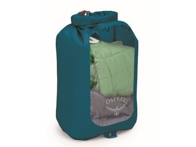 Osprey Ultralight Dry Sack 12er Pack, 12 l, Fenster, Waterfront Blue
