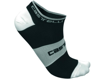 Castelli LOWBOY ponožky, čierna/biela