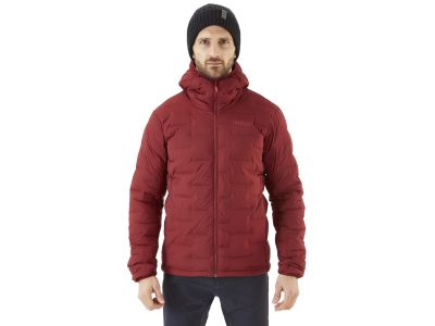 Rab Cubit Stretch Down Hoody jacket, oxblood red