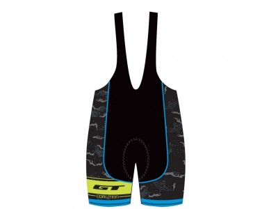 GT Race Shorts mit Trägern blau/gelb 2016