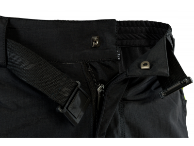 Pantaloni scurți largi pentru bărbați SILVINI Rango negru/lime