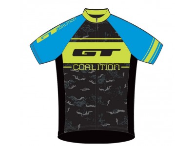 GT Race jersey short sleeve blue/yellow 2016