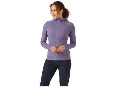 Damska bluza Rab Nexus Hoody w kolorze fioletowo-szałwiowym
