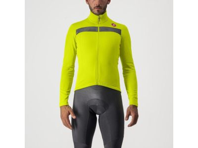 Koszulka rowerowa Castelli PURO 3, elektryczna midnight lime/czarna