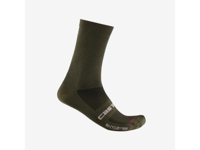 Castelli RE-CYCLE THERMAL 18 zokni, aszfalt