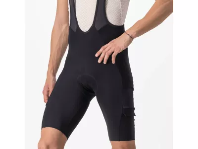 Castelli Unlimited Thermal Shorts mit Trägern, schwarz