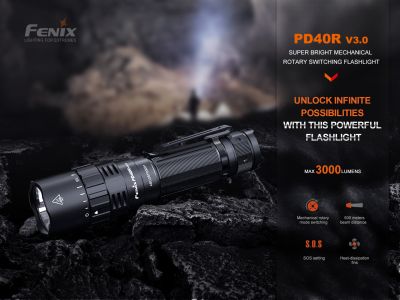 Fenix ​​PD40R V3.0 rechargeable flashlight